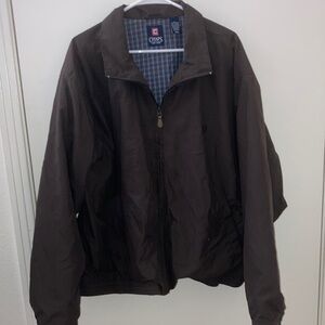 Chaps Men's Chocolate Brown Windbreaker